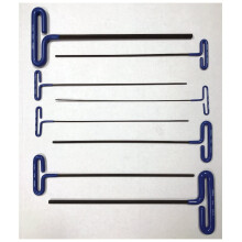 Eklind 55508 Cushion Grip Hex T-key Allen Clearch-8pc Conjunto de tamanhos mmm mm 2-10 (eixo de 15 polegadas)