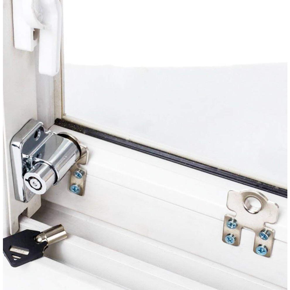 1Pcs/Lot Sliding Window Lock Child Safety Protection Lock Anti-Theft D Dingchi