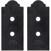 Simpson StrongTie APB44DSP  Outdoor Accents Mission Collection ZMAX  Black Post Base