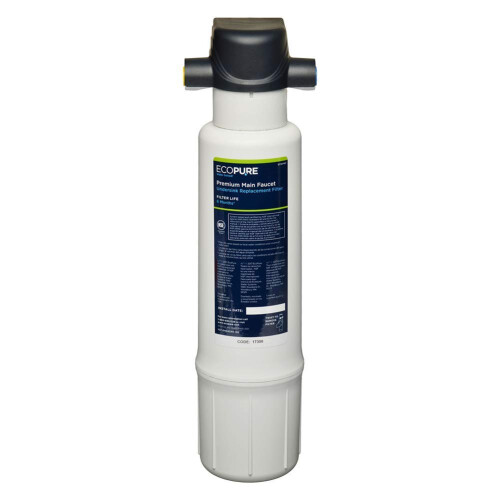 EcoPure EPWPFF Under Sink Water Filtration System  White