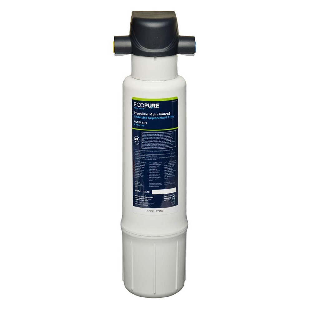 Copure Ecopure Epwpff Under Sink Water Filtration System White