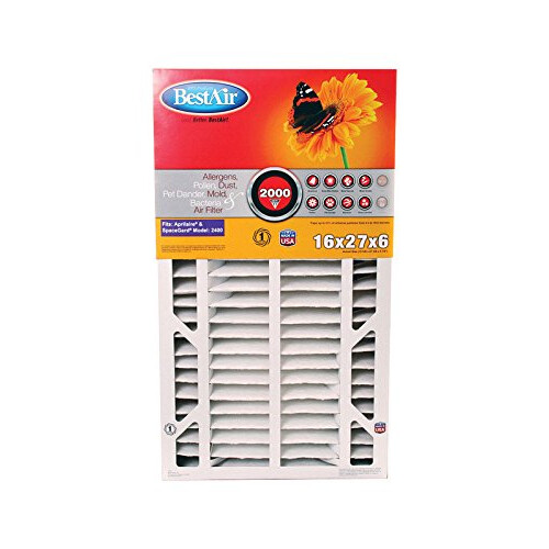 BestAir AIR Filter 27X16X6 PLTD