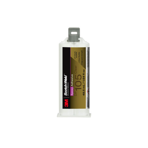 3M 3M Scotch-Weld Εποξειδική Κόλλα DP105, Διαφανής, 48.5 mL Duo-Pak