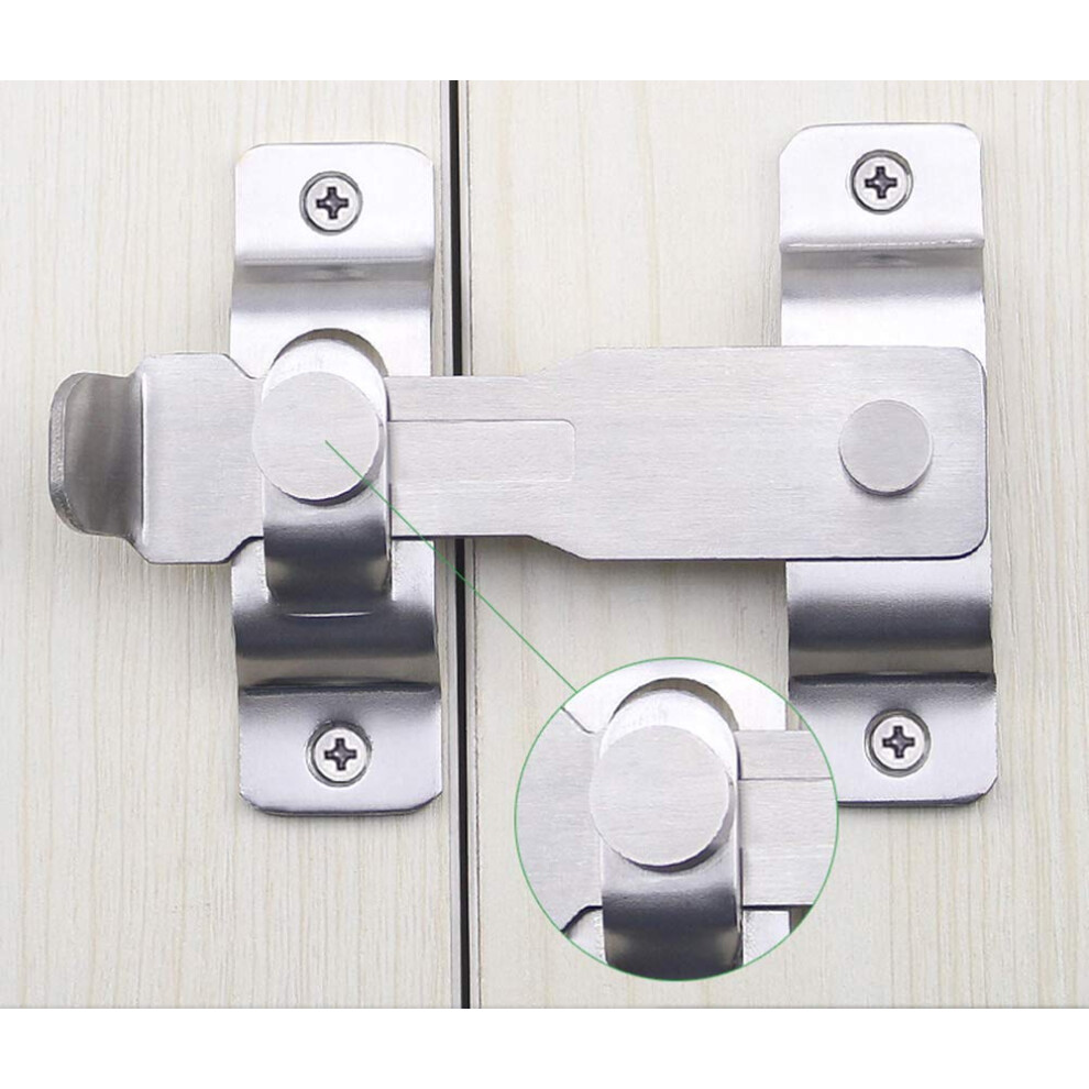 Barn Door Latch Sliding Lock Stainless Steel Barns Doors Hasp Lock Fo 637673568669