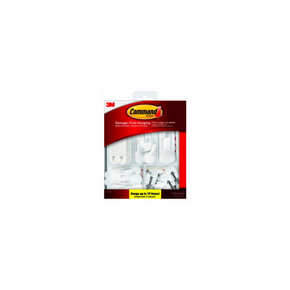 Commande Command 17231Es Hanging Hooks General Purpose Assorted 54Pk Quantity Size 22