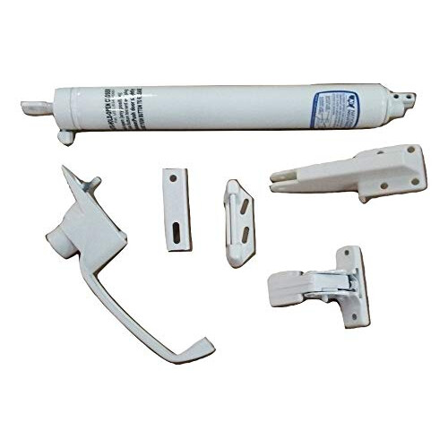 Auto-Hold Screen and Storm Door Closer Hardware Kit (White)