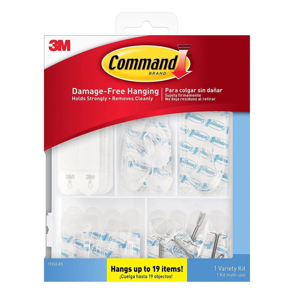 53PK CLEAR HOOKS ASSORTED