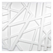 Art3d 19,7"" x 19,7"" (12er-Pack) Wandpaneelstreifen wei