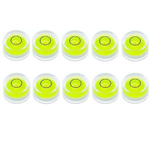 10 sztuk mała okrągła poziomica 10x6mm Mini okrągła poziomica Bullseye narzędzia pomiarowe