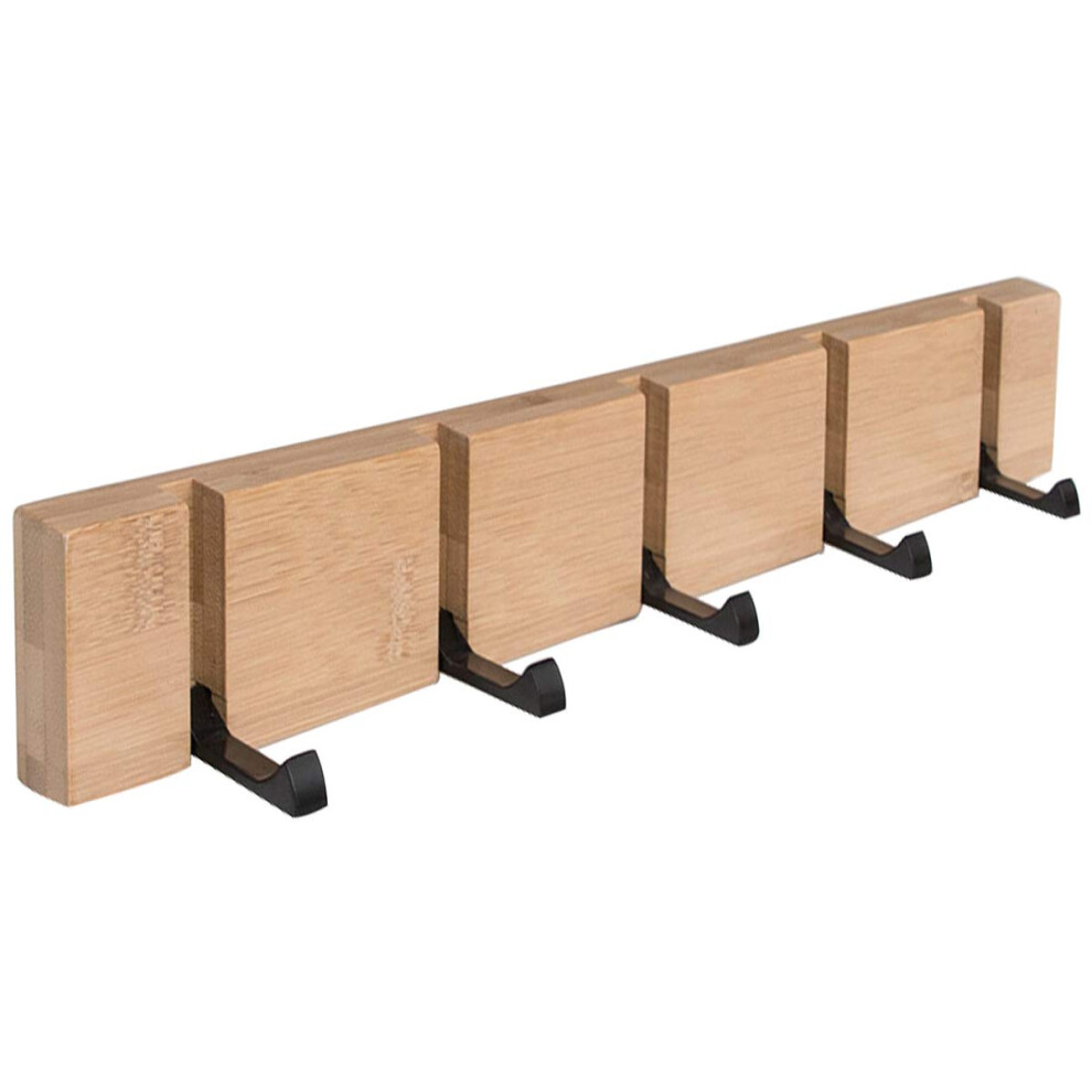 DAFEN Porte-manteau mural pliable en bois Crochet mural flottant moderne