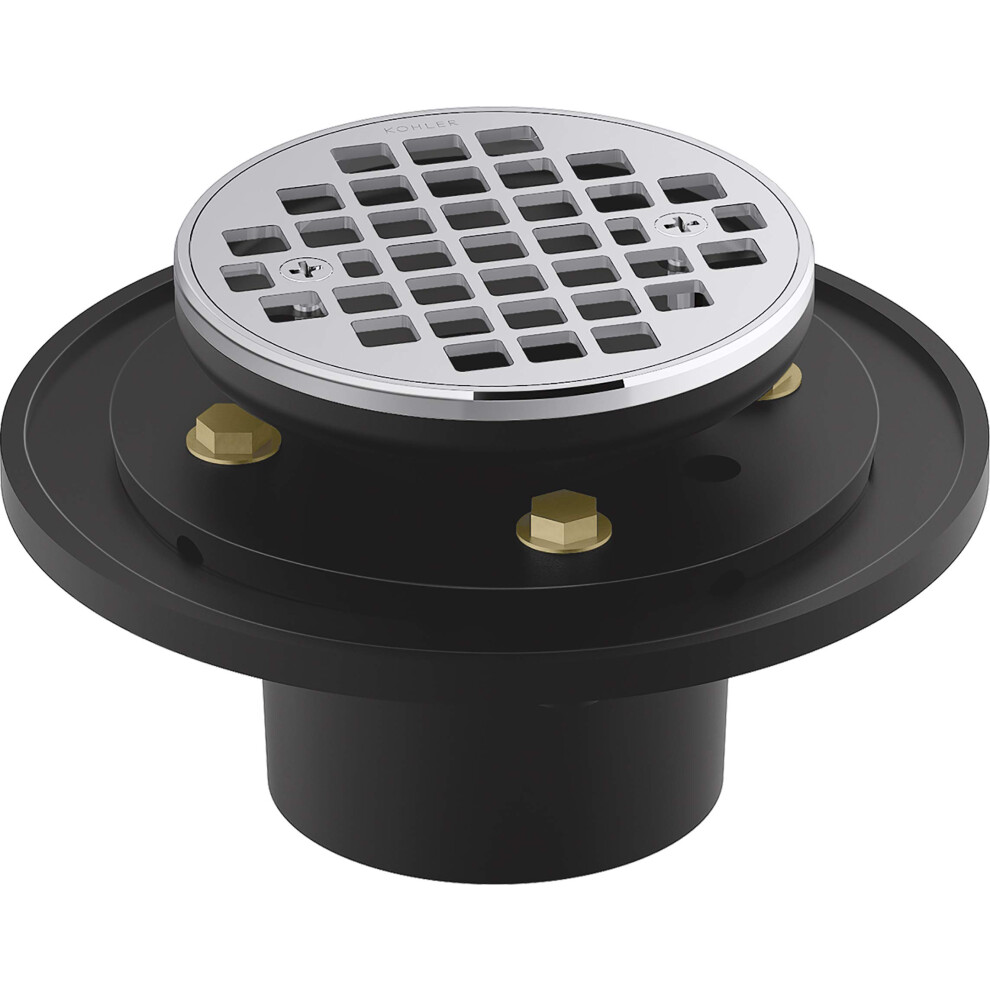 Kohler K-22671-Cp Round Design Tile-In Shower Drain 885612766847
