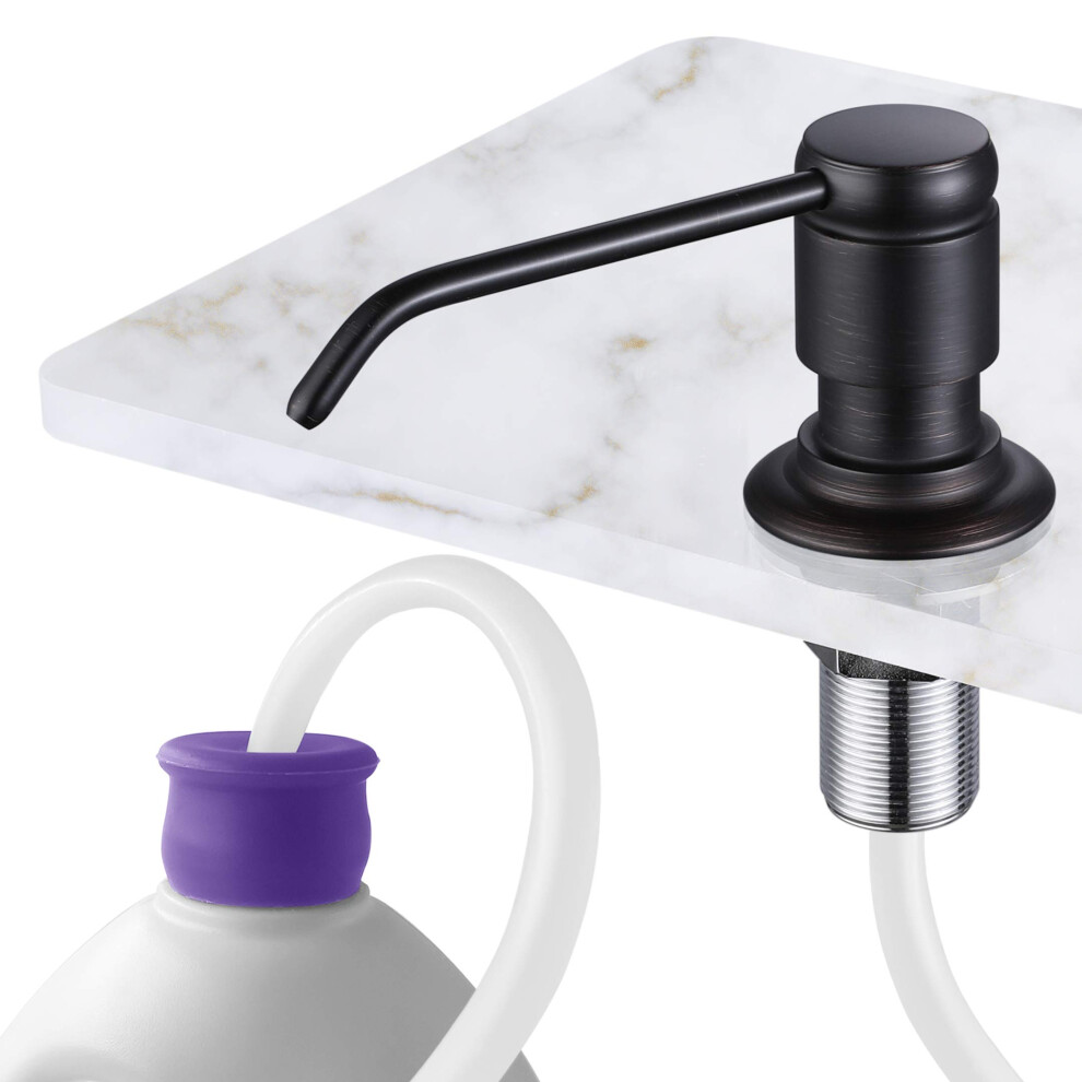 In Counter Soap Dispenser For Kitchen Sink (Oil Rubbed Bronze) With 47 730718485416