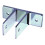 Harris Toalettpartionspanel Pack Zamac Bracket Set 2