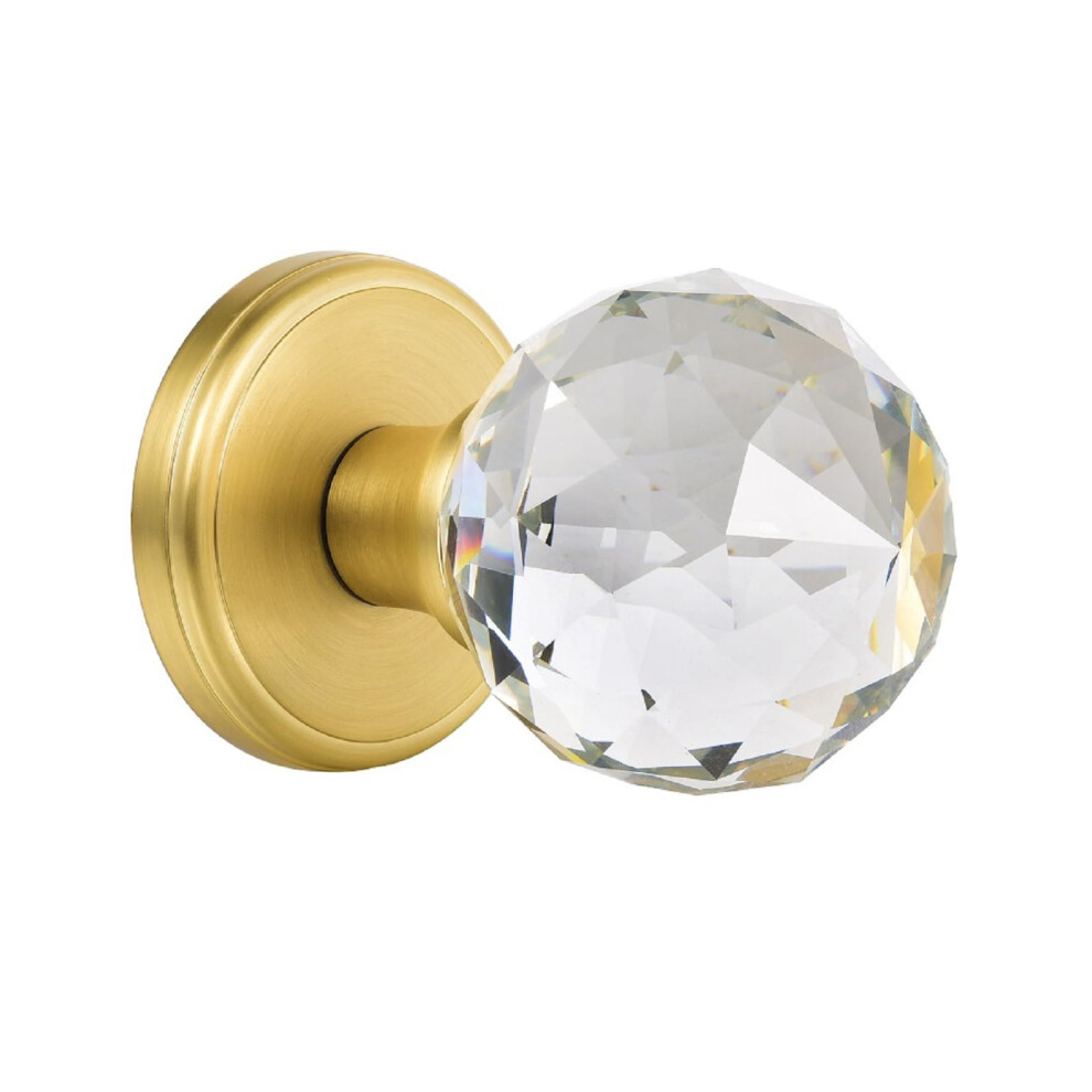 Clctk Crystal Glass Door Knobs Interior Round Door Knobs For Hall And 653858023099