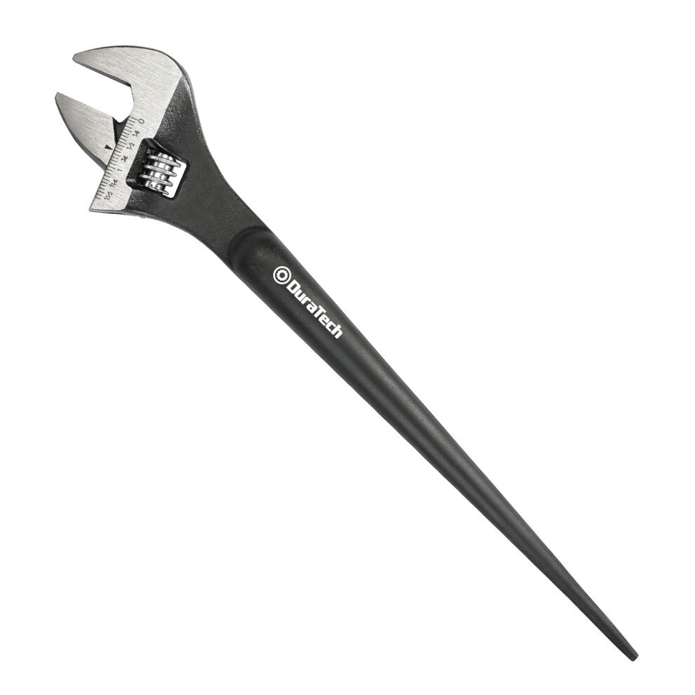 Duratech 12-Inch Adjustable Construction Spud Wrench Black Oxide Fini 820909680901
