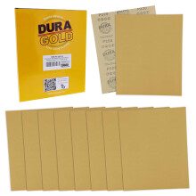 Dura-Gold Premium 9 """" X 11 """" Guld sandpapirplader 220 Grit (kasse med 10)-Tr?m?bler Tr?bearbejdning Automotive Paint Maling Full St?rrelse til