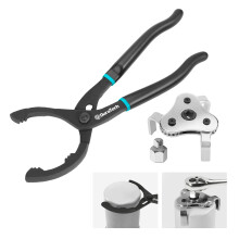 DURATECH 2-dln 12palcov klete na olejov filtr a 3celistov klc na demont olejovho filtru pro automobily, motocykly a nkladn automobily