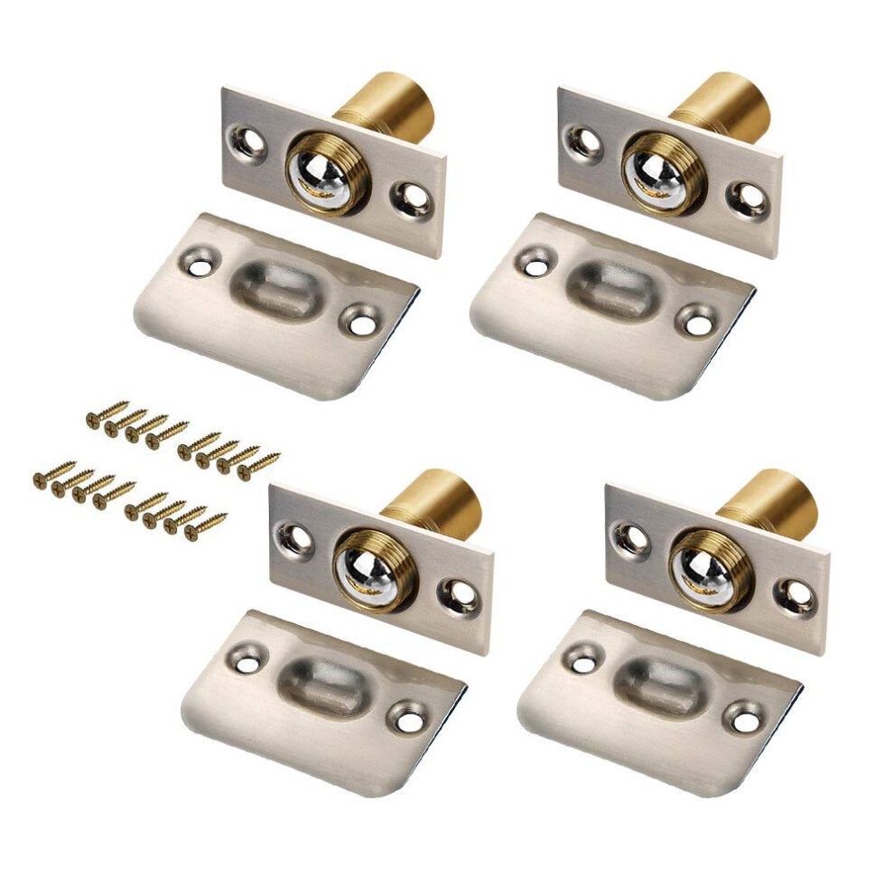 Loqueteau     bille pour porte de placard, mat   riel Jiayi, lot de 4 loquets     bille r   glables
