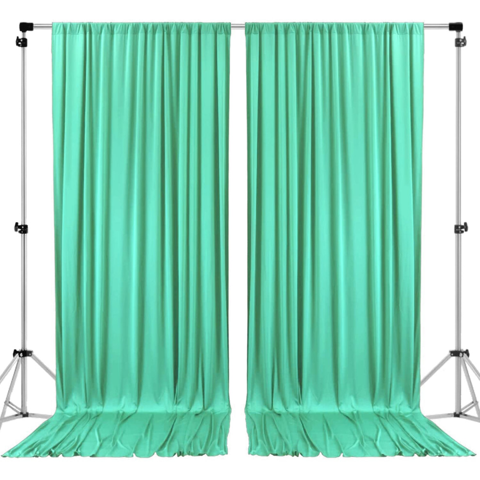 Ak Trading Co. - Tende In Poliestere Tiffany, 3 X 3 M, Con Tasche Per Asta, Decorazione Per La Casa, Decorazione Per Finestre