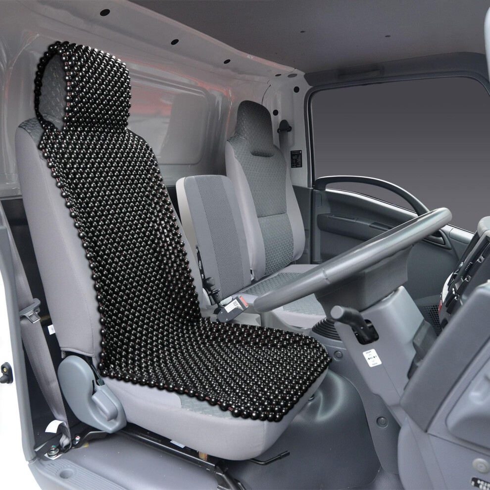 Fundas De Asiento Con Cuentas Naturales Kennisi Para Autom Viles, Camiones, Refrigeraci N, Asiento De Autom Vil, Duradero-image