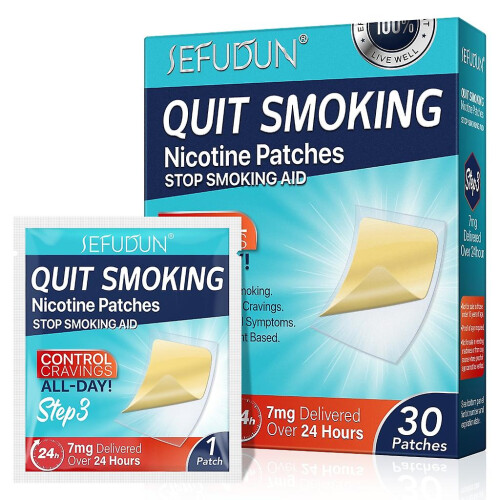 (Three stages) Quit Therapyspatches Plasters Effective Stop Smoking Aid Support Craving Control