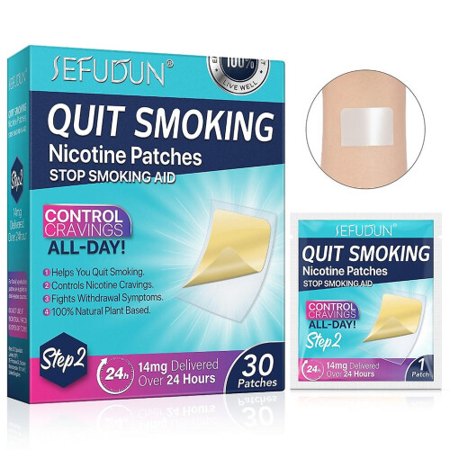(Second stage) Quit Therapyspatches Plasters Effective Stop Smoking Aid Support Craving Control 2