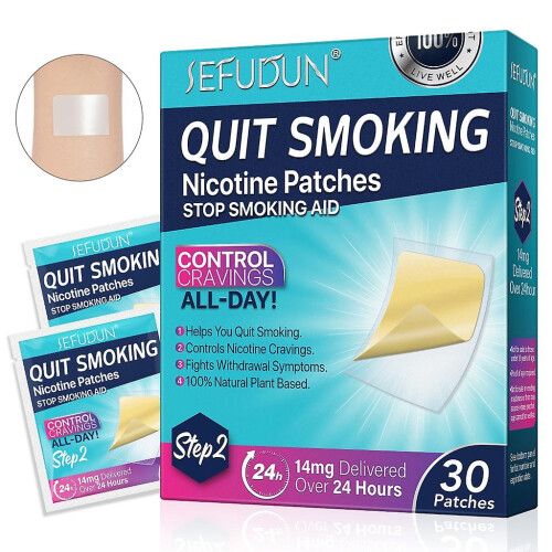 (Second stage) Quit Therapyspatches Plasters Effective Stop Smoking Aid Support Craving Control