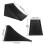 CertBuy 4 Pack Rubber Wheel Chock for Travel Trailers  Black Heavy Dut 3