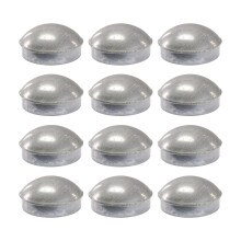 Remates para postes externos de c   pula redonda de 4"" para cercas de alambre de cadena | Remates de aluminio fundido a presi   n | Remates para alam