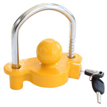 Maxxhaul 50640 Universal Trailer Coupler Lock fr 1-7/8 """" 2 """" och 2-5/16 """" Kopplare gula