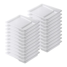 Bates- Rivestimento per vaschette di vernice da 9 pollici, confezione da 20 vaschette di vernice, vaschette di plastica