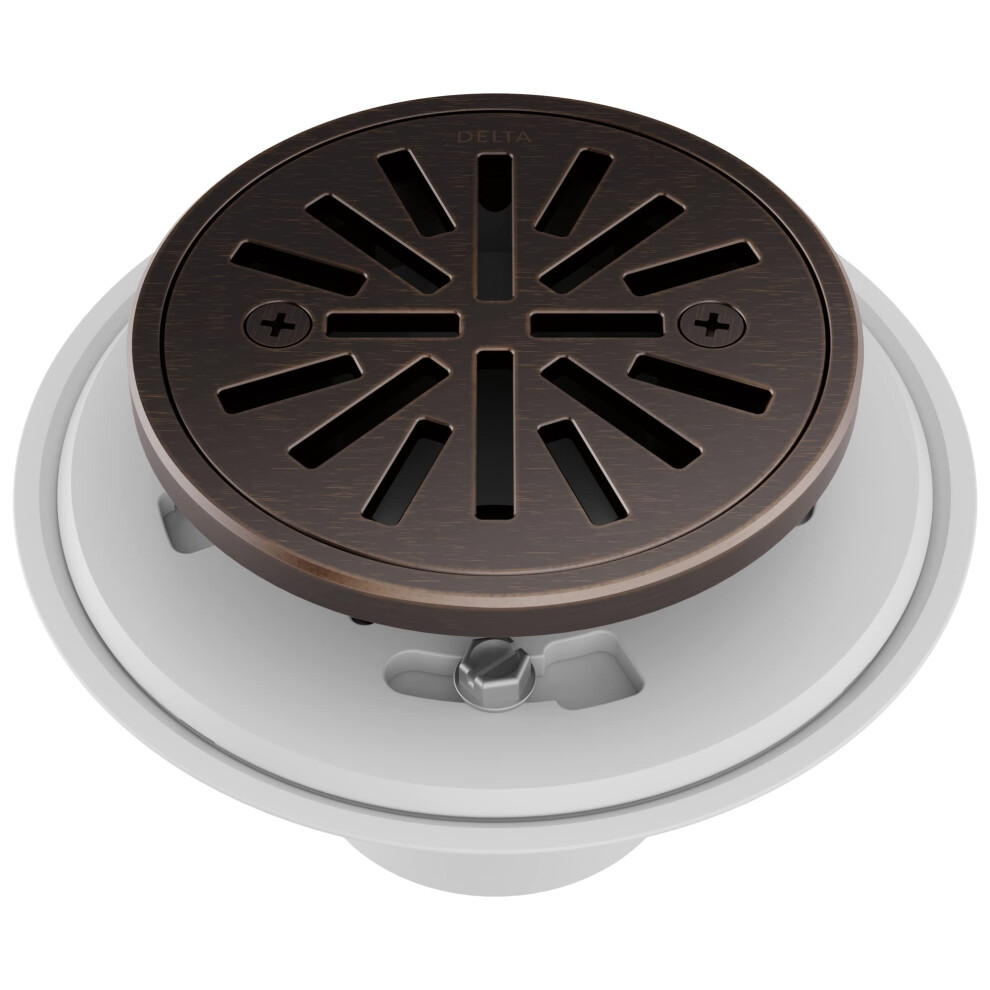 Delta Faucet 4 Inch Tilein Round Shower Floor Drain Oil Rubbed Bronze Shower Drain Kit Round Shower Drain Chrome Shower Drai 195205060819