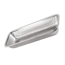 Tonsny Opvaskemaskine Kurv Rustfrit St?l Net S?lvt?j Si T?rre Stativ Bestik S?lvt?j Kurv med Rundt Hul Sliver Opvaskemaskine-BS2H