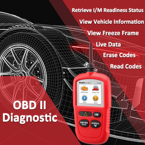 Autel Autel AutoLink AL329 (Δωρεάν Διαρκής Ενημέρωση) Αναγνώστης Κωδικών OBD2/EOBD 2
