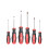 6PCS Magnetic Tip Screwdriver Set  3 Phillips and 3 Flat  Red Tip | Re 2