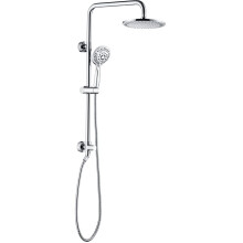 Systeme de pommes de douche de pluie aux douches vives comprenant la pomme de douche de 9 pouces et la pomme de douche a main avec un rail de lai
