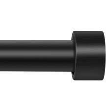 Tije de perdea pentru ferestre 32 pna la 144 tija de perdea lunga 1 inch industrial negru rustic de perdea rustic pentru dormitor interior ?i ex
