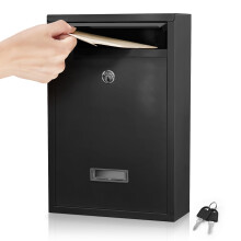 Mailbox Wall Mounted Key Lock Mail Boxes 33 D x 85 W x 126 H Weatherproof Secure Mail Box Key Lock Mail Boxes Outdo