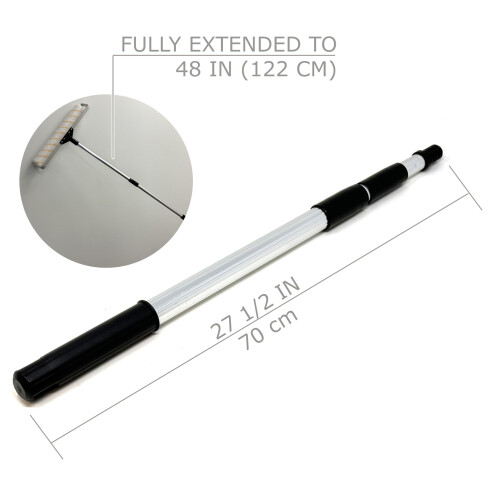 Allgala Kit de Rolo de Pintura de 18 Polegadas Pro Grade 10 PC com Bandeja, Rolos e Varão de 4 FT 2