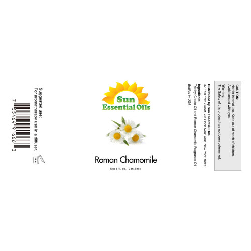 Sun Essential Oils - Ρωμαϊκό Χαμομήλι (8 oz) για Διάχυση, Δέρμα, Σώμα, Αρωματοθεραπεία 1