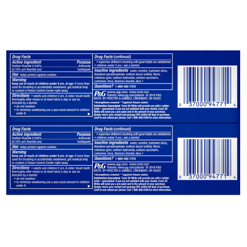 Crest 3D White Whitening Toothpaste  Radiant Mint  3.5 Ounce (Pack of 1