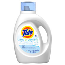 Tide Free & Gentle Υγρό Απορρυπαντικό Ρούχων, 64 πλύσεις