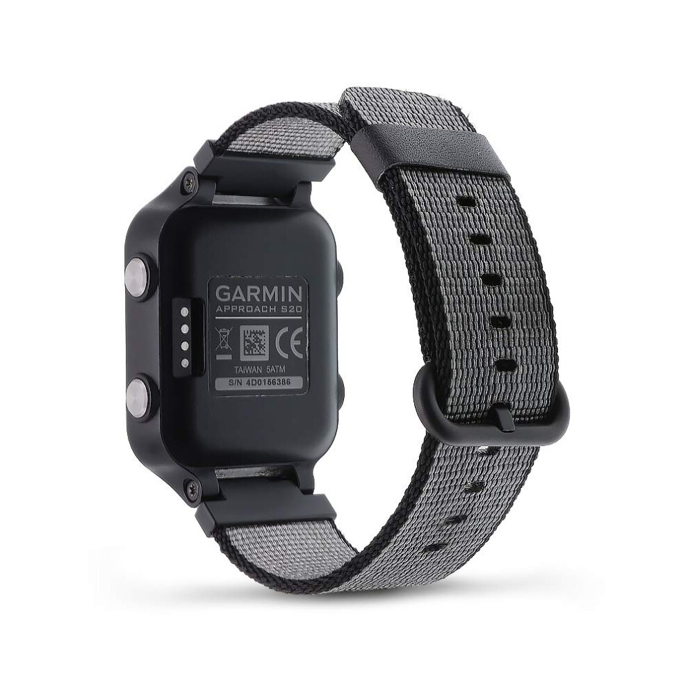 Bracelet en nylon tiss    C2D JOY compatible avec Garmin Approach S20/S5/S6 Go