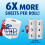 Charmin Ultra Strong Χαρτί Υγιεινής, 6 Super Mega Ρολά = 36 Κανονικά Ρολά 3