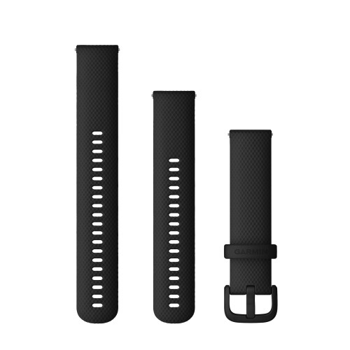 Garmin Garmin Γρήγορη Απελευθέρωση 20 Λουράκι Ρολόι, Μαύρο Σιλικόνη και Υλικά, (010-13021-03)