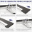 TOOVEM Squeegee de 14 Polegadas para Vidros, Janelas, Banheiro, Carro e Limpeza de Chuveiro com Gancho S 4