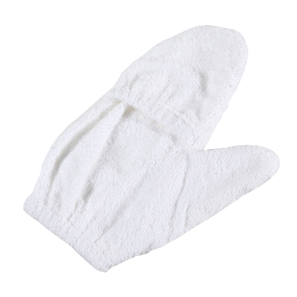 Gant de toilette SP Ableware Maddawash en tissu ?ponge blanc de taille moyenne 741320002