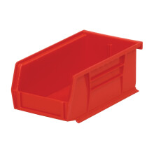 Quantum Storage 7-3/8 in. L x 4-1/8 in. W x 3 in. H Tool Storage Bin Polypropylene Red