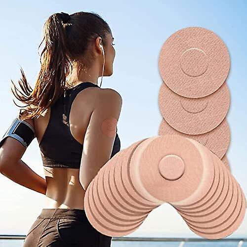 (Brown, 20pcs) Sensor Covers For Freestyle Libre, Sensor Adhesive Patches Waterproof Cgm Sensor Protection No Glue