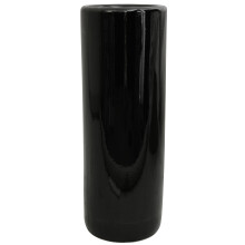 Orientalne meble 24 "" Solid Black Porcelain Parrella Stand
